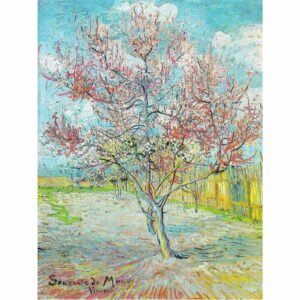 Obraz - 50x70 cm reprodukcia Pink Peach Trees
