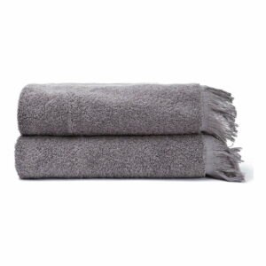 Súprava 2 sivých uterákov zo 100% bavlny Bonami Selection