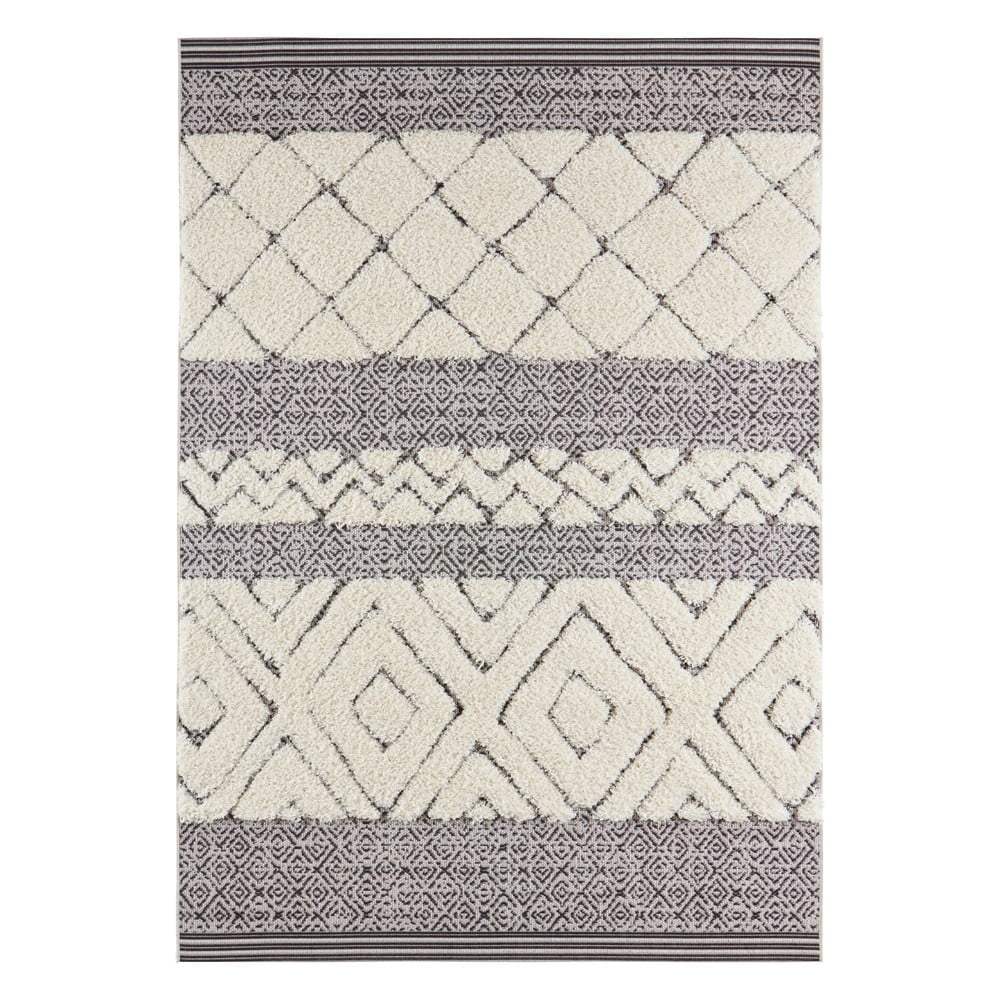 Krémovočierny koberec Mint Rugs Todra