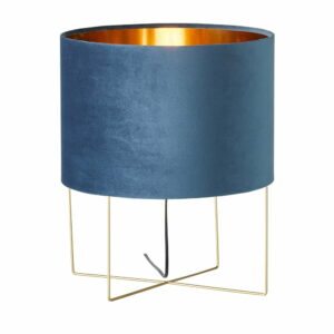 Modrá stolová lampa Fischer & Honsel Aura