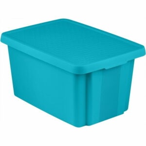 Modrý úložný box s vekom Curver Essentials