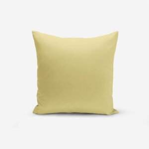 Horčicovožltá obliečka na vankúš Minimalist Cushion Covers Düz