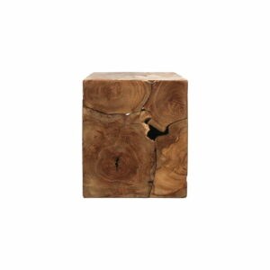 Príručný stolík z teakového dreva HSM collection Cube