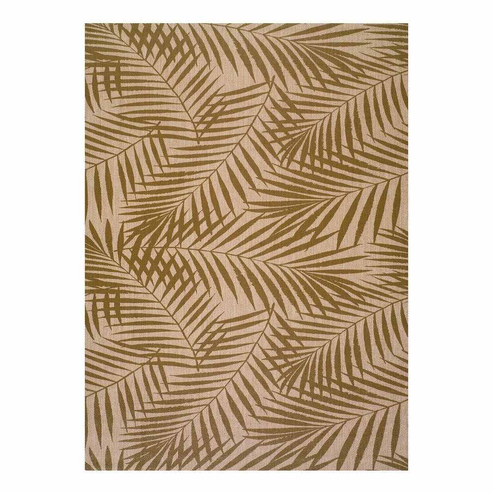 Hnedo-béžový vonkajší koberec Universal Palm