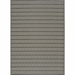 Tmavosivý vonkajší koberec Universal Tokio Stripe