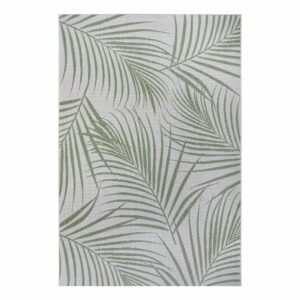 Zeleno-sivý vonkajší koberec Ragami Flora
