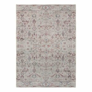 Červeno-krémový koberec 160x230 cm Mandala - Universal