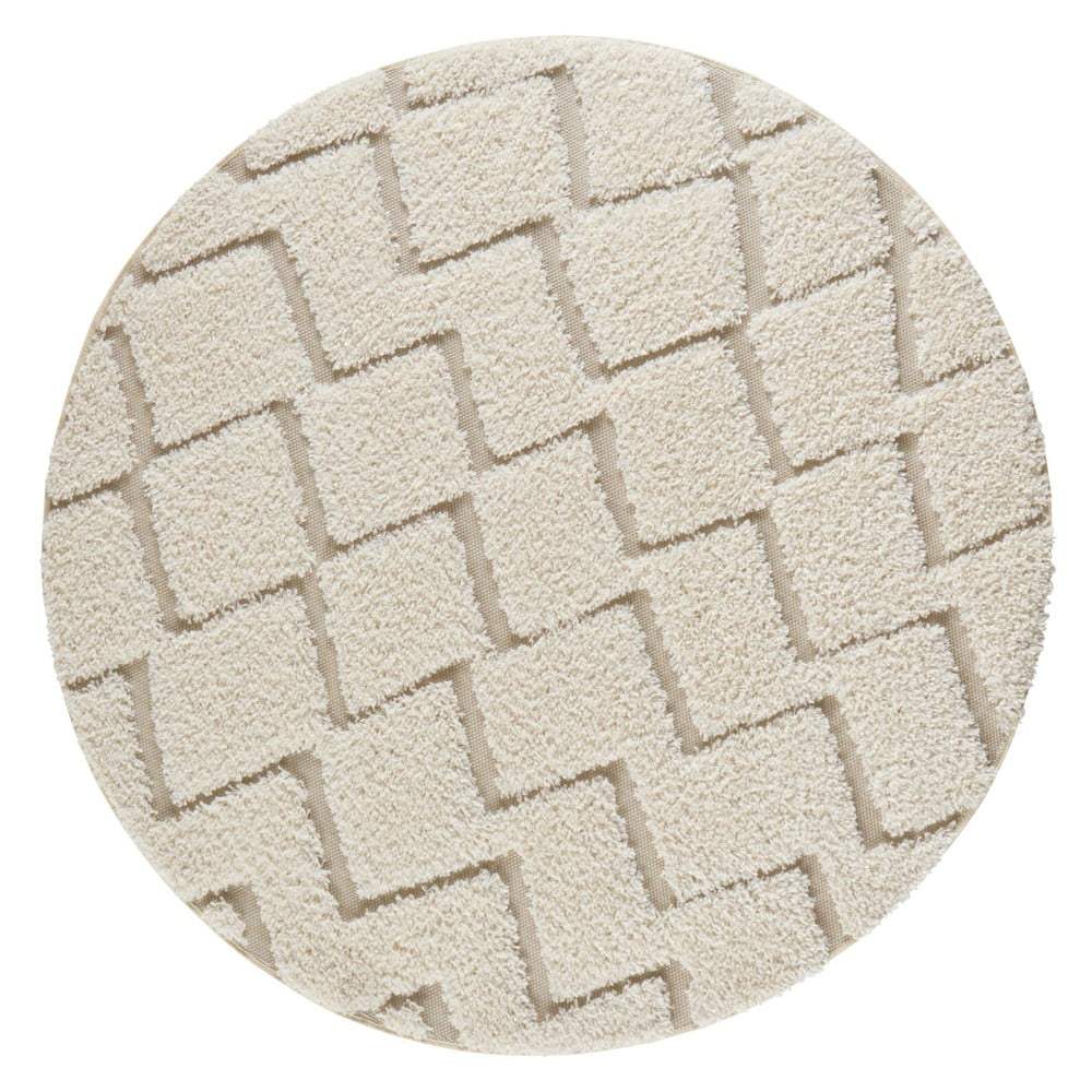 Krémovobiely koberec Mint Rugs Handira