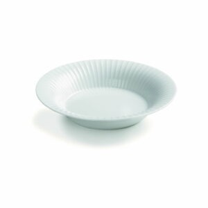 Biely porcelánový polievkový tanier Kähler Design Hammershoi