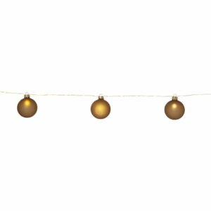 Svetelná dekorácia s vianočným motívom v zlatej farbe ø 6 cm Bliss – Star Trading