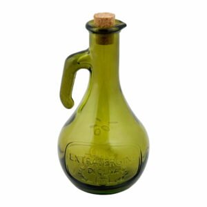 Zelená fľaša na olej z recyklovaného skla Ego Dekor Olive