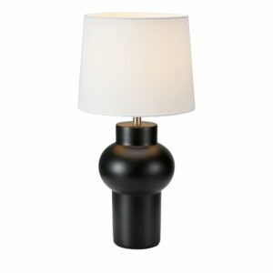 Bielo-čierna stolová lampa Shape - Markslöjd