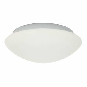 Biele stropné svietidlo so skleneným tienidlom ø 28 cm Nina - Candellux Lighting