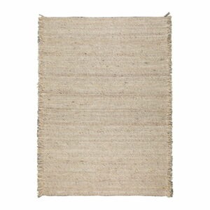 Béžový vlnený koberec Zuiver Frills
