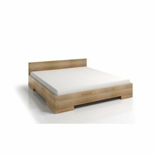 Dvojlôžková posteľ z bukového dreva s úložným priestorom SKANDICA Spectrum Maxi